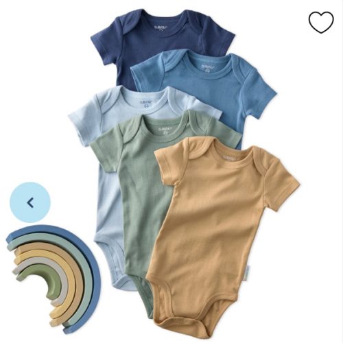 AVERY 5-Pack Short Sleeve Bodysuits