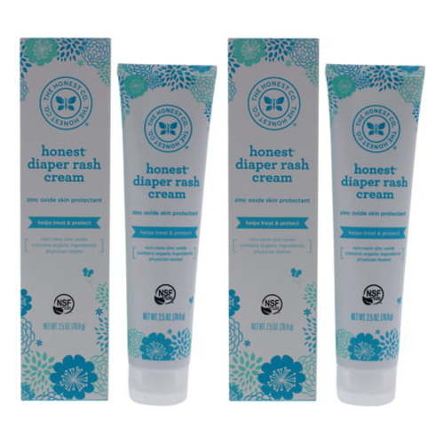 Honest Diaper Rash Cream by Honest for Kids - 2.5 oz Cream - Pack of 2