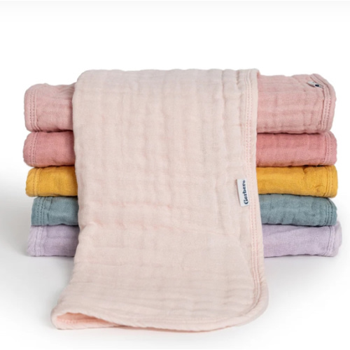 6-Pack Baby Girls Pastel Rainbow Muslin Burp Cloths – Gerber Childrenswear