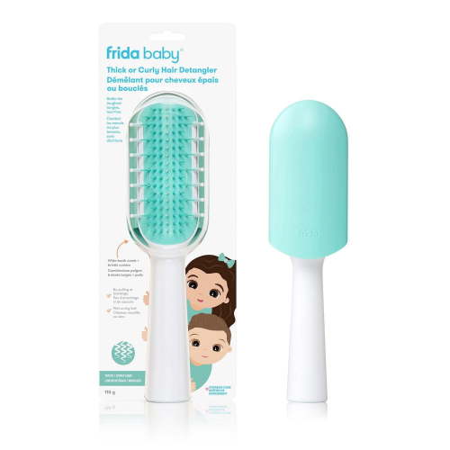 Frida Baby - Thick or Curly Hair Detangler Brush Detangles Knots Without Tears or Breakage, Comb Teeth and Bristle Design - Walmart.ca