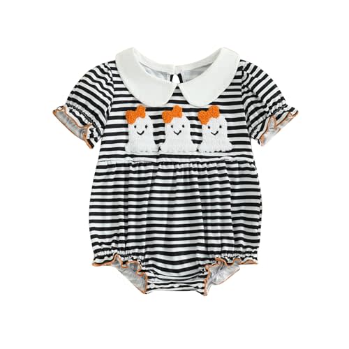 Kuriozud Valentine Baby Girl Clothes Newborn Heart Embroidered Bubble Romper Smocked Bodysuit First Valentines Day Outfit