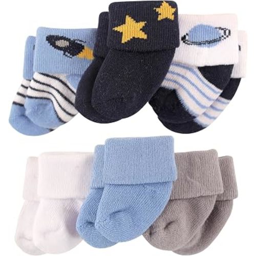 Luvable Friends Unisex Baby Newborn and Baby Socks Set