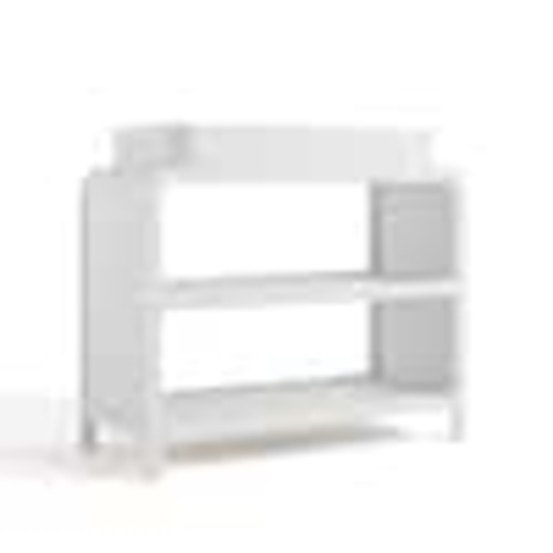 Storkcraft Santos White Changing Table with Removable Changing Table Topper 00542-301
