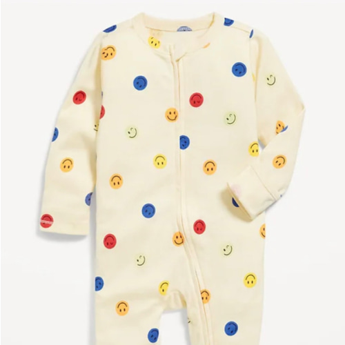 2-Way-Zip Sleep & Play Footed One-Piece for Baby