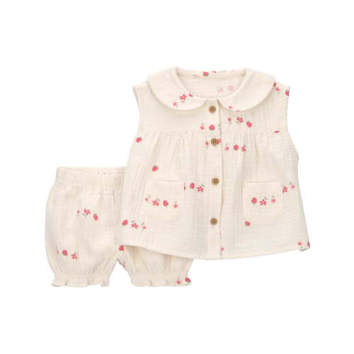 Carter's Child of Mine Baby Girl Outfit Set, 2-Piece, Sizes 0/3-24 Months
