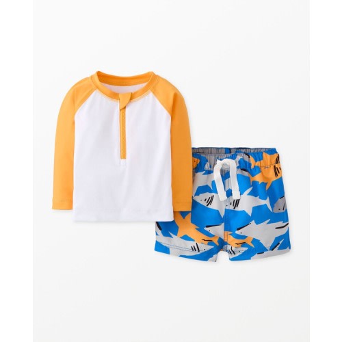 Baby Long Sleeve Rash Guard & Trunks Set | Hanna Andersson