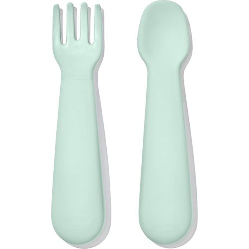 OXO Tot Mini Fork & Spoon Set – Opal