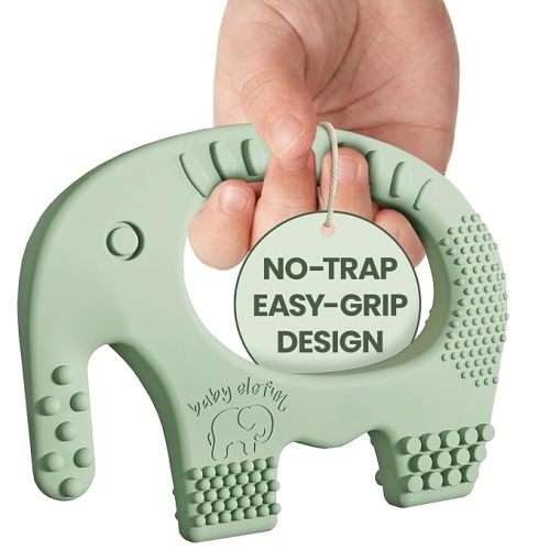 Baby Teething Toy, Olive