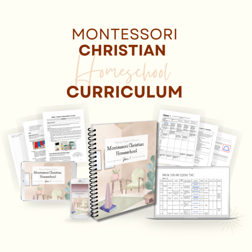 Montessori Christian Homeschool Curriculum - Year 1