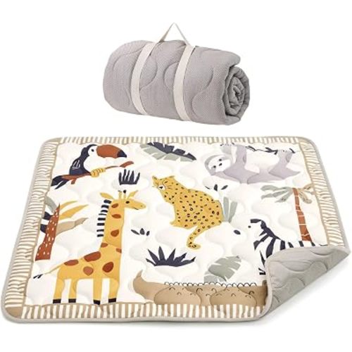 Momcozy Baby Play Mat for Floor, 50"x50" Thickened Playpen Mat