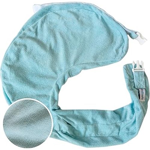 My Brest Friend Deluxe Nursing Pillow Cover - Slipcovers for Baby - Adjustable Fit, Easy Care, Durable - Original Nursing Pillow Not Included, Aqua