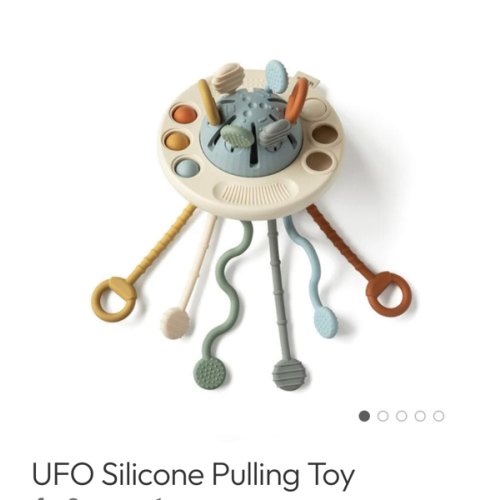 UFO Silicone Pulling Toy