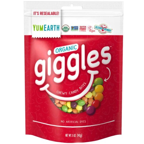 YumEarth Organic Giggles Chewy Candy Bites