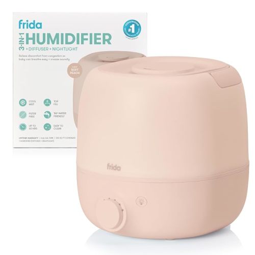 Frida Baby 3-in-1 Cool Mist Humidifier for Large Rooms & Bedroom, Essential