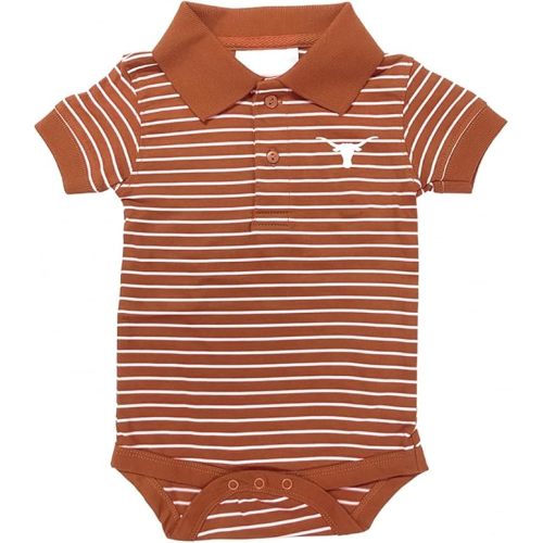 Two Feet Ahead Striped Short Sleeve Golf Polo Baby Bodysuit Creeper Infants Newborn Sizes 0-3M 6M 12M