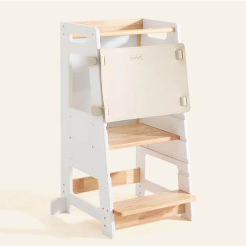 HARPPA Nordo | Safe & Stable Montessori Toddler Kitchen Wooden Tower - Perfect for Cooking & Learning, Counter Helper, Kitchen Tower, Gift for 2 Year Old