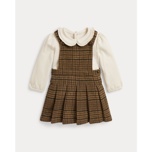 Bodysuit & Pleated Plaid Dress for Baby Girls | Ralph Lauren