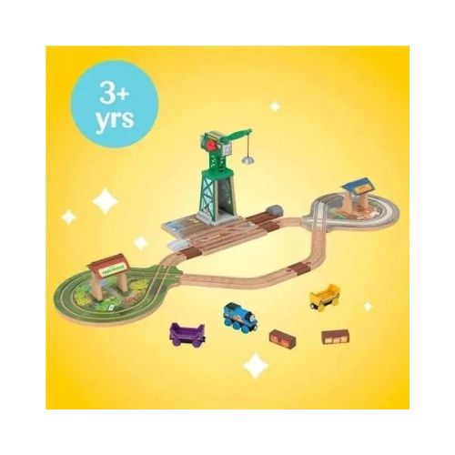 Fisher-Price Thomas & Friends Wooden Railway Sodor Cargo Delivery Train Set