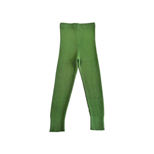 merino rib leggings | 6 months monstera green