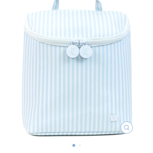 Blue Pimlico Stripe Take Away Lunch Bag