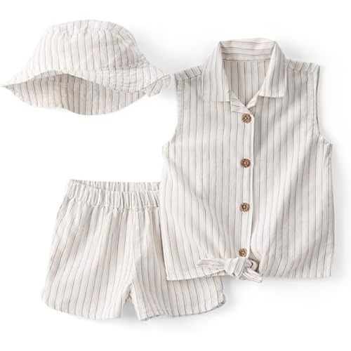 Carter's baby-girls 3-Piece Short Set