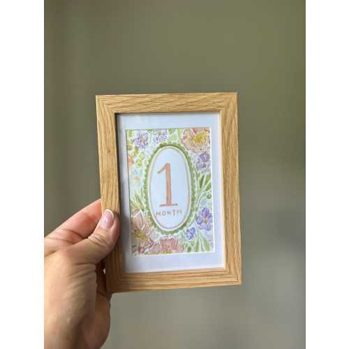 Hand Painted OG Set Month Cards