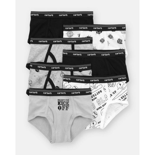 Toddler Boy 7-Pack Sports Print Brief Underwear | Carter's