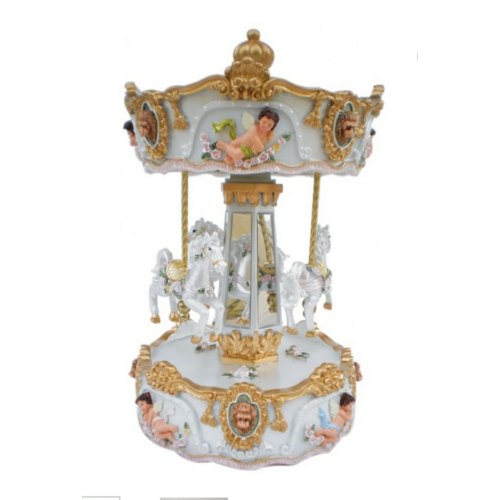 Lion's Head Large Carousel | The Music Box Company