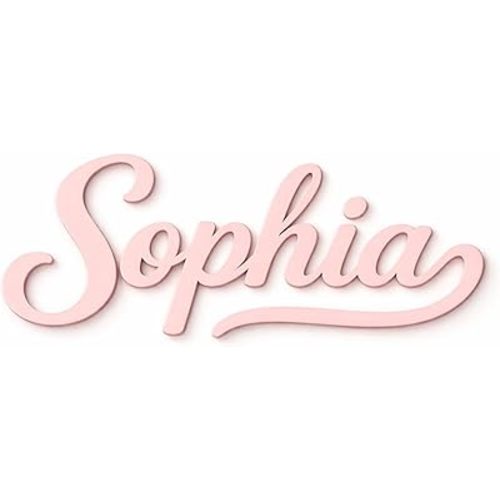 STRONGUS Personalized Wood Name Sign – Custom Nursery or Family Wall Décor – Baby Name Sign, Kids Room or Home Sign – Choose Font & Size – Rustic Wooden Gift