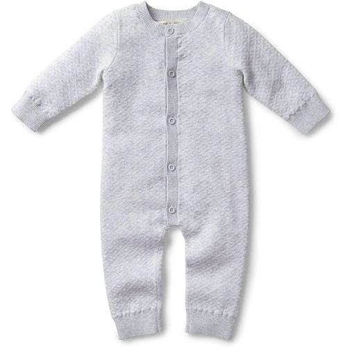 Intarsia Sweater Romper in Organic Cotton by Hope & Henry Baby
