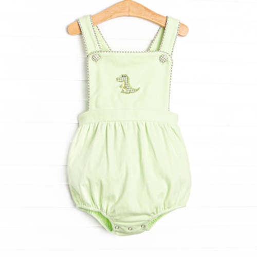 Carolina Croc Applique Sunsuit, Green – Stitchy Fish
