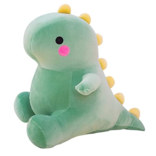DUANMUL Cute Dinosaur Plush Toys, Fat Dinosaur Stuffed Animals Toys Dolls, Dinosaur Plush Toy Soft Stuffed Animal Dino Plushies Doll Cute Birthday Gifts for Kids Girls Boys (Green,13in)