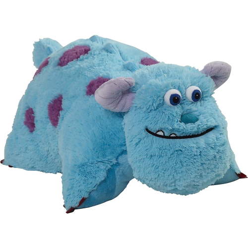 Pillow Pets Monsters Inc 16"" Sulley Stuffed Animal, Disney Monsters University Plush Toy