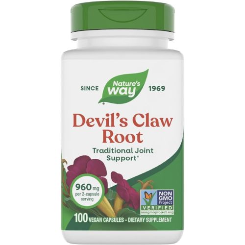 Nature's Way Devil's Claw Root Capsules, 100 Count (50 Servings)