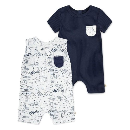HUGGIES unisex-baby Multi-pack Short Sleeve Romper