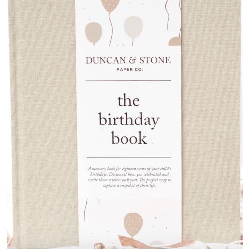 Keepsake Birthday Book | Duncan & Stone Paper Co.