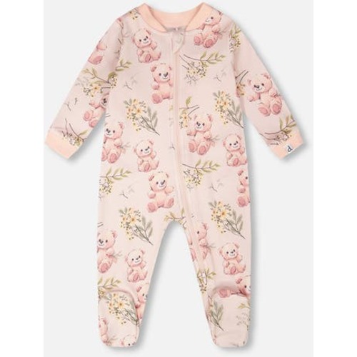 Organic Cotton Bear Print One-Piece Pyjama