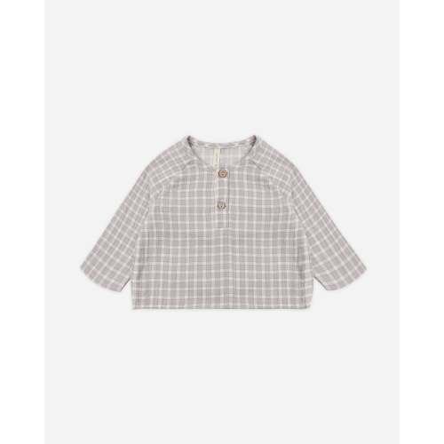 Zion Shirt Blue Gingham – Quincy Mae
