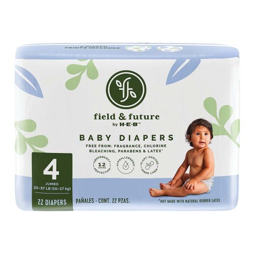 Field & Future by H-E-B Small Pack Baby Diapers - Size 4