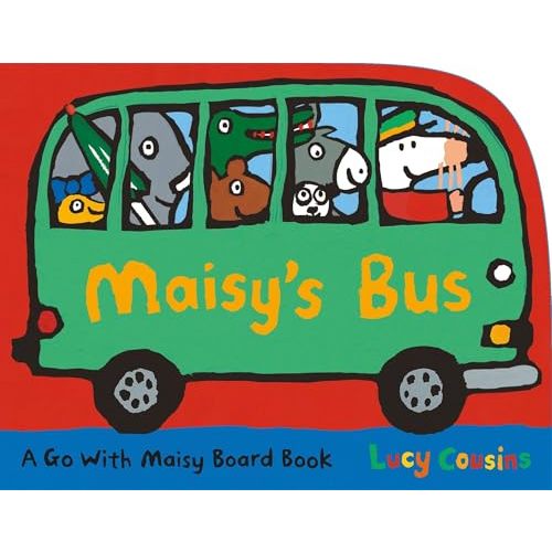 Maisy's Bus: (A Bus-Shaped Board Book About Maisy the Mouse's Adventure Through Town for Toddlers)