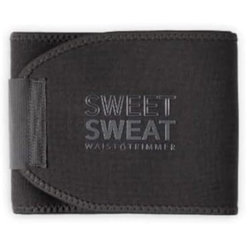 Sports Research Sweet Sweat Waist Trimmer Premium Sweat Enhancing Fitness Belt for Women & Men - 5 Adjustable Sizes