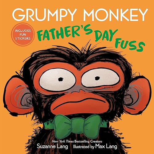Grumpy Monkey Father's Day Fuss: Includes Fun Stickers! Hardcover – March 31, 2026