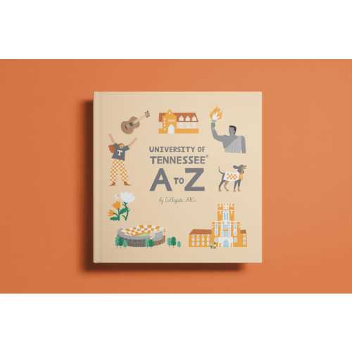 University of Tennessee A to Z Picture Book, Baby Shower Gift, Vols Alphabet Book, Officially Licensed
