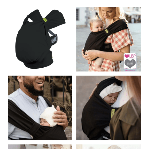 Boba Bliss Baby Wrap Carrier in Black – Boba Inc.