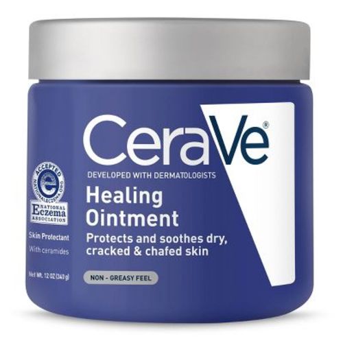 Cerave Healing Ointment Skin Protectant, Soothes Dry, Cracked And Chafed Skin, Non-greasy Unscented - 12oz