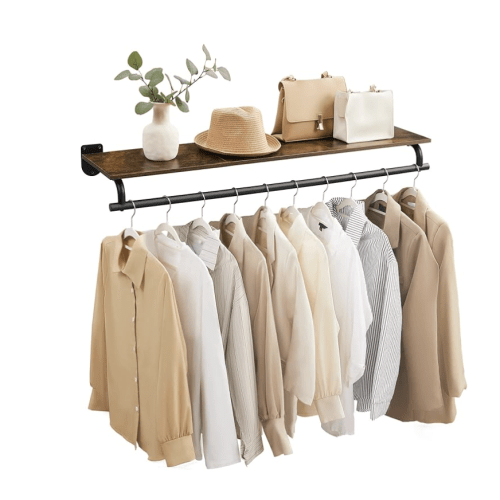 Wall Mounted Clothing Rack