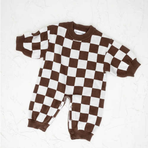 Knitted Lounge Suit - Chocolate