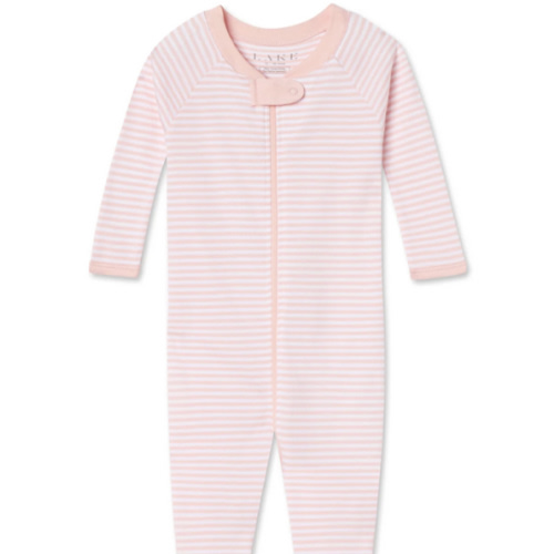LAKE Baby | English Rose Stripe Sleeper
