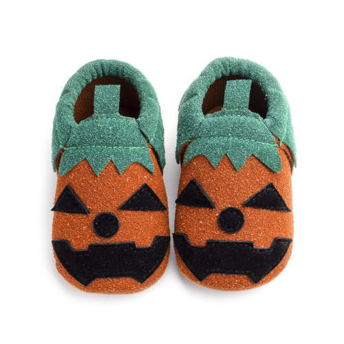 Baby Halloween Pumpkin Slip-on Shoes Soft First Walk – Witching Hour Baby