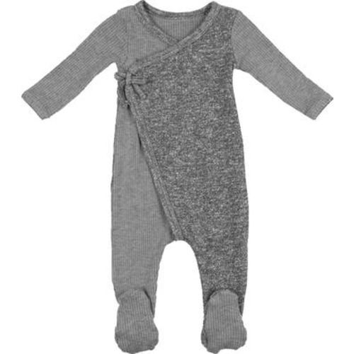 Tweed Wrap Footie, 18M